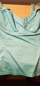 Baby blue deadly dames top